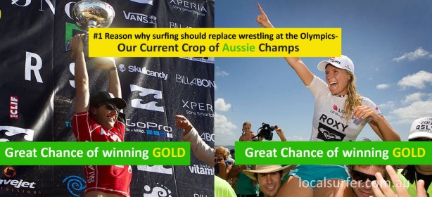 The number 1 reason why surfing should replace wrestling at the Olympics