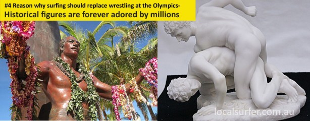 The number 4 reason why surfing should replace wrestling at the Olympics