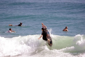 ripping it up at Burleigh
