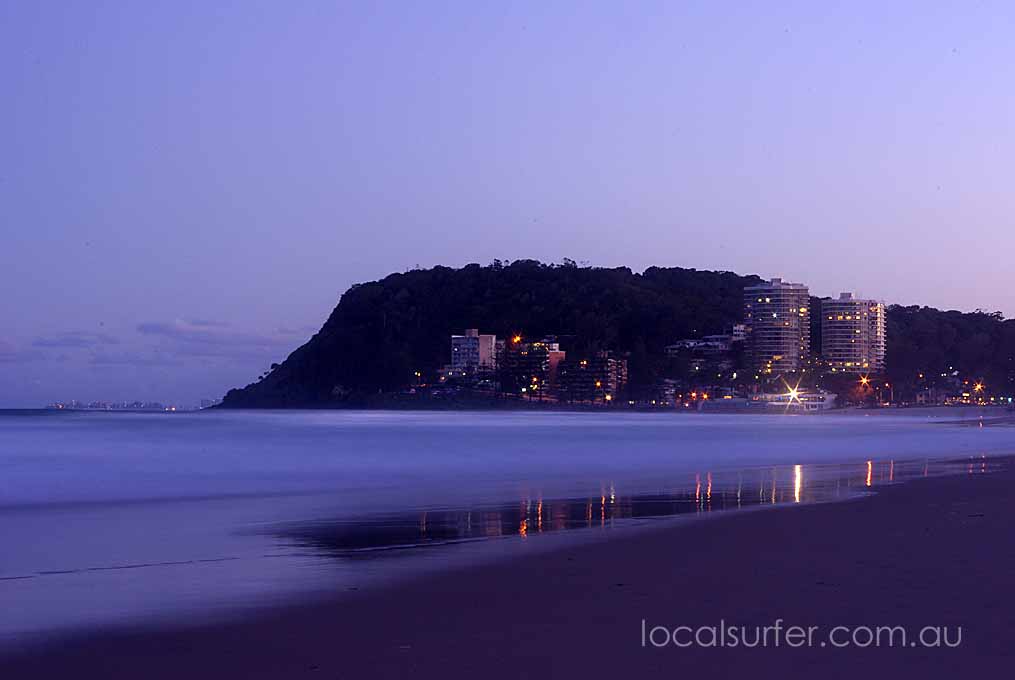 Little sparkles light up Burleigh in the early evening